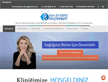 Tablet Screenshot of ebruakcakanat.com